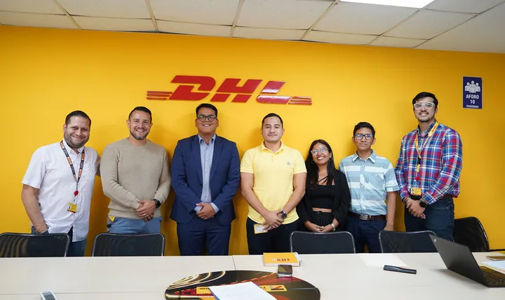 The SmartBrands and DHL teams at the signing of the agreement.